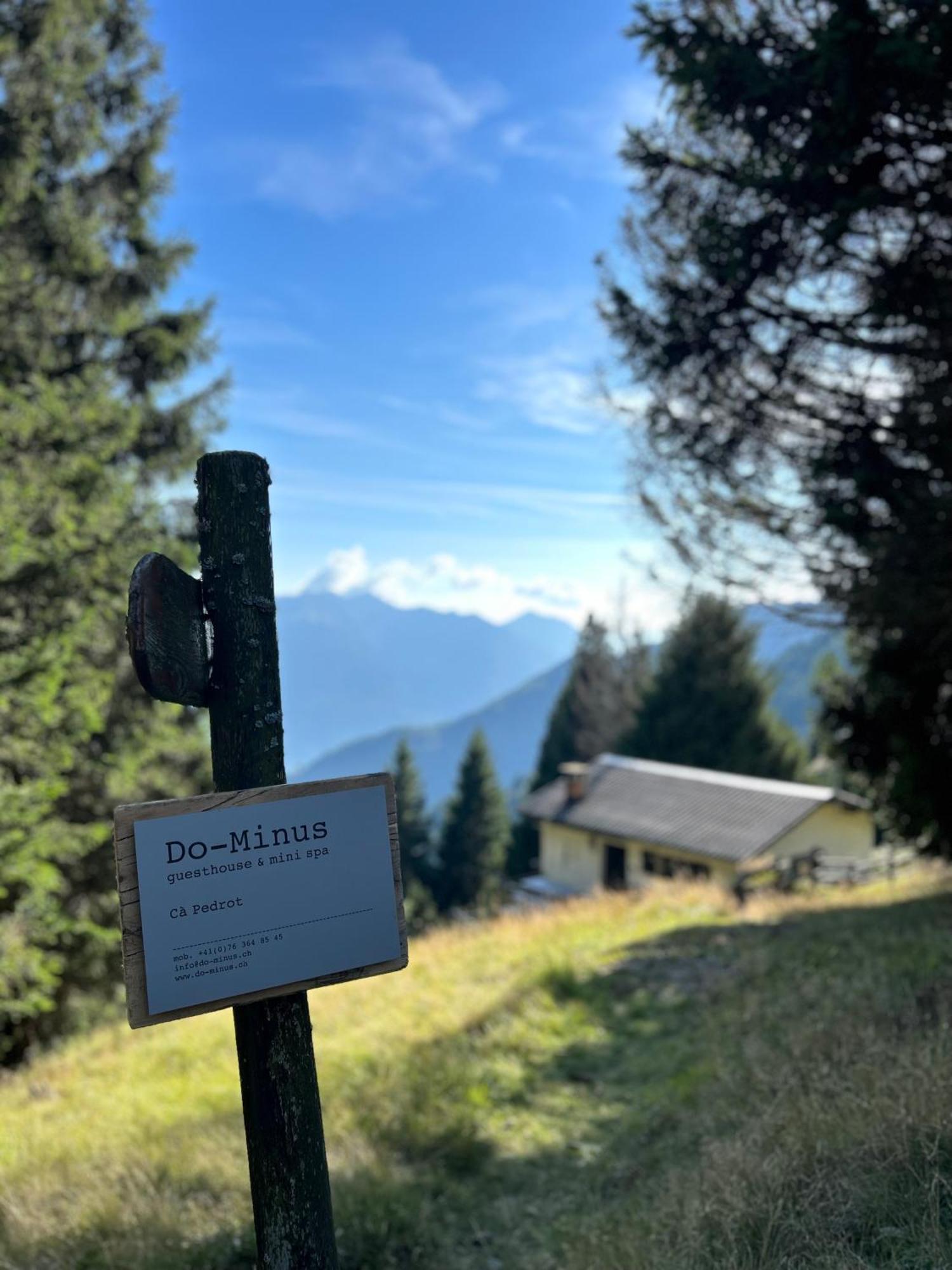 Do-Minus Boutique Home & Private Spa Ca Pedrot Mountain Cottage Monte Carasso Extérieur photo